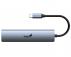 GENIUS UH-545 5-in-1 USB 3.0 Iron Grey Hub srebrni - Slika 2