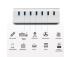 KETTZ USB HUB 7 porta 3.0 Kettz KT-HUSB.78 - Slika 1
